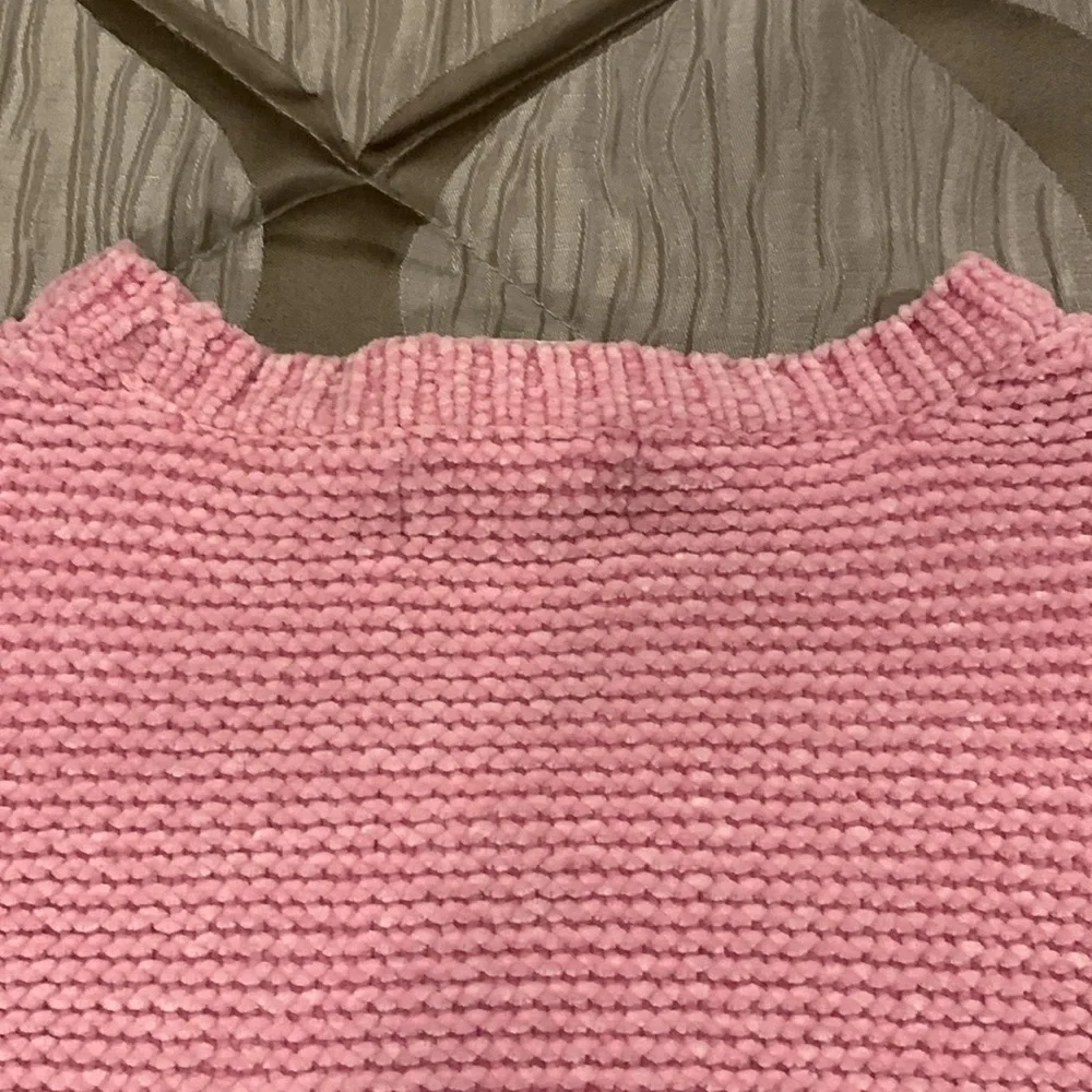 Kid’s Clothe’s Pink Sweater Girls size 7/8 Velour - Picture 9 of 10